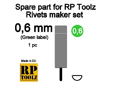 Spare Part For Rp Toolz Rivets Maker Set 0,6 - zdjęcie 1