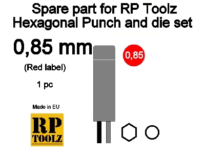 Spare Part For Rp Toolz Hexagonal Punch And Die Set 0,85 - zdjęcie 1