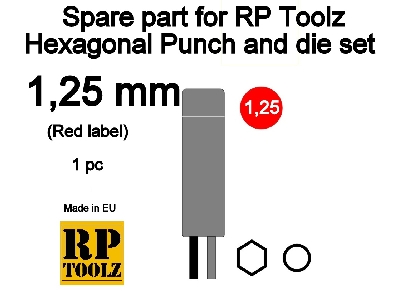 Spare Part For Rp Toolz Hexagonal Punch And Die Set 1,25 - zdjęcie 1