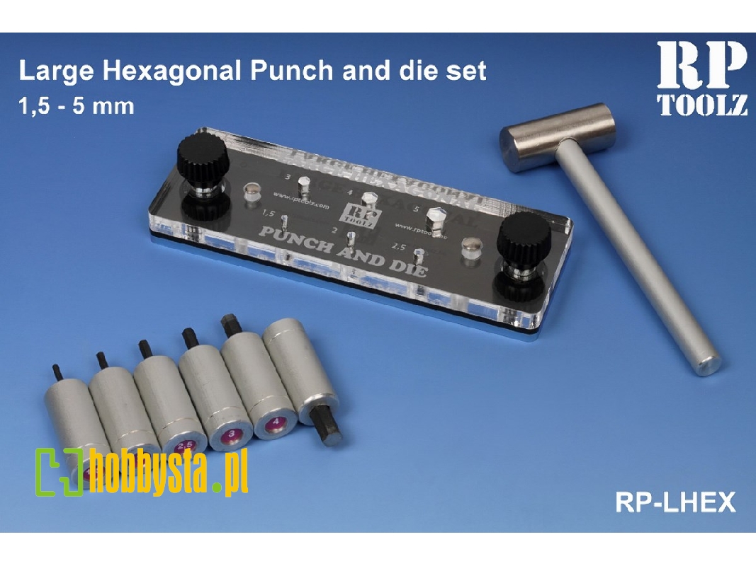 Large Hexagonal Punch And Die Set - zdjęcie 1 Large Hexagonal Punch And Die Set - zdjęcie 1