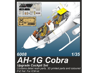 Ah-1g Cobra - Upgrade Cockpit Set (For Icm Kit) - zdjęcie 1
