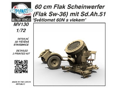 60 Cm Flak Scheinwerfer (Flak Sw-36) Mit Sd.Ah.51 - zdjęcie 1