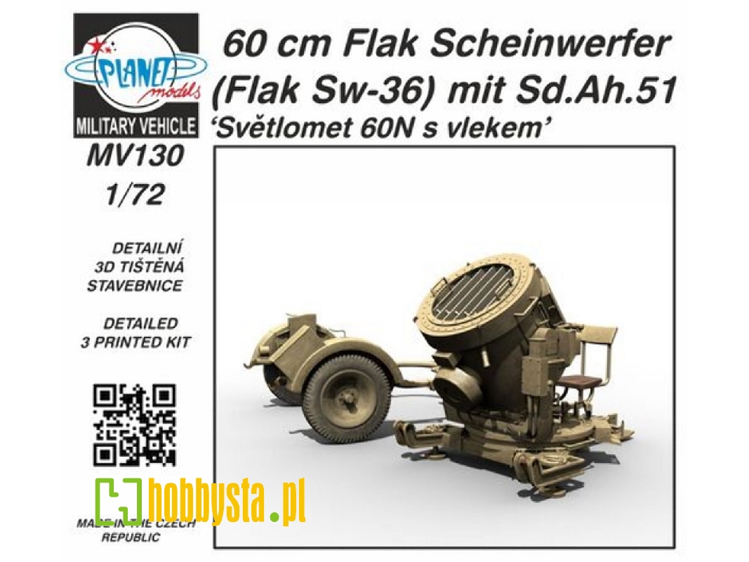 60 Cm Flak Scheinwerfer (Flak Sw-36) Mit Sd.Ah.51 - zdjęcie 1