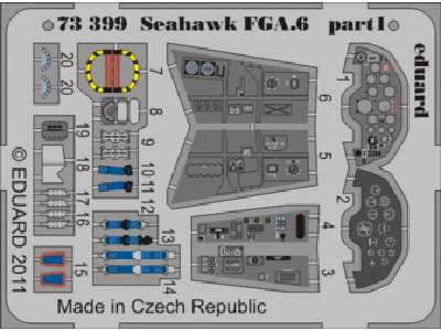  Seahawk FGA.6 1/72 - Hobby Boss - blaszki - zdjęcie 1