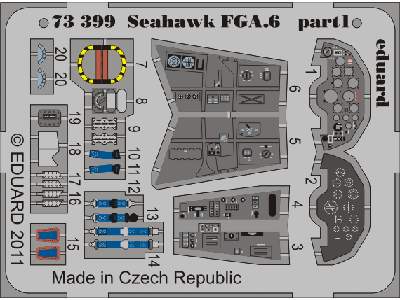  Seahawk FGA.6 1/72 - Hobby Boss - blaszki - zdjęcie 2