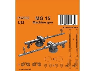 Mg 15 Machine Gun (2pcs.) - zdjęcie 1