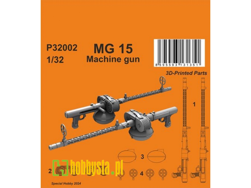 Mg 15 Machine Gun (2pcs.) - zdjęcie 1 Mg 15 Machine Gun (2pcs.) - zdjęcie 1