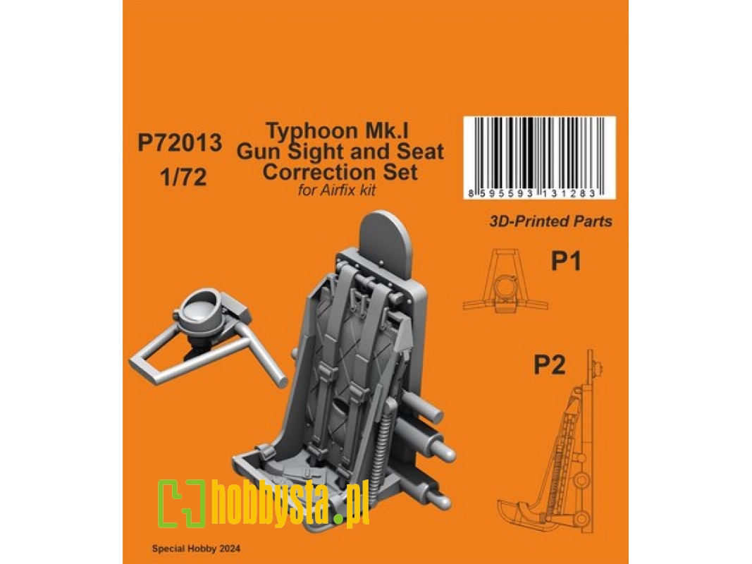 Typhoon Mk.I Gun Sight And Seat Correction Set (For Airfix Kit) - zdjęcie 1 Typhoon Mk.I Gun Sight And Seat Correction Set (For Airfix Kit) - zdjęcie 1