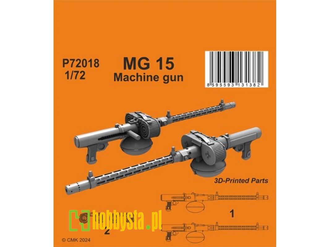 Mg 15 German Wwii Machine Gun (2pcs.) - zdjęcie 1