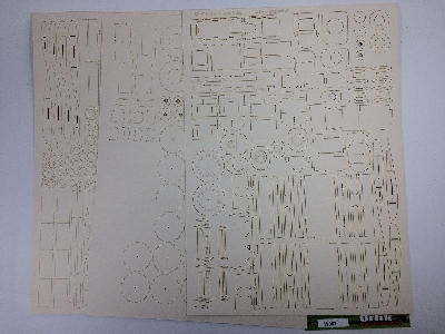 Elementy Wycinane Laserowo Do Modelu Xp-61 - zdjęcie 1