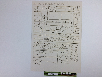 Elementy Wycinane Laserowo Do Modelu Pzl-130 Tc Ii Orlik - zdjęcie 1