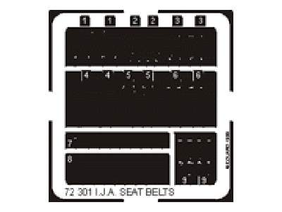  Seatbelts-I. J.N.  (Japanese Navy) 1/72 - blaszki - zdjęcie 1