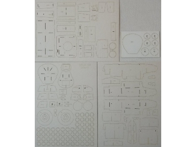 Elementy Wycinane Laserowo Do Modelu M14-41 - zdjęcie 1