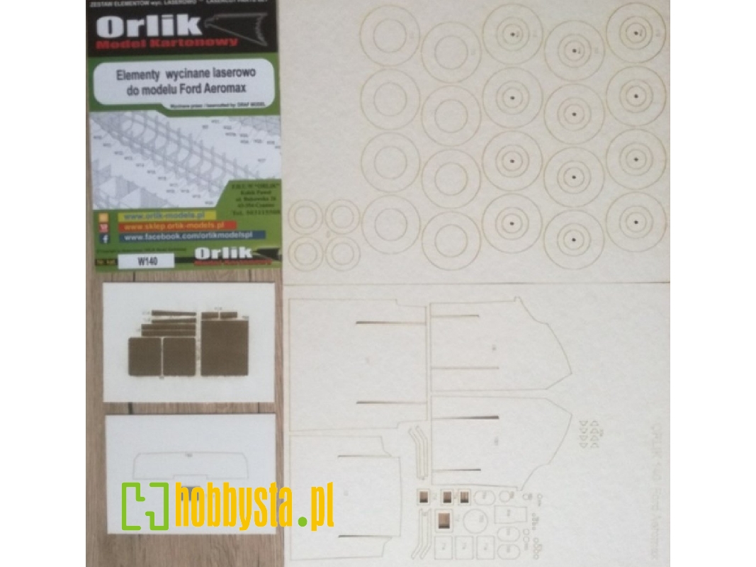 Elementy Wycinane Laserowo Do Modelu Ford Aeromax - zdjęcie 1 Elementy Wycinane Laserowo Do Modelu Ford Aeromax - zdjęcie 1
