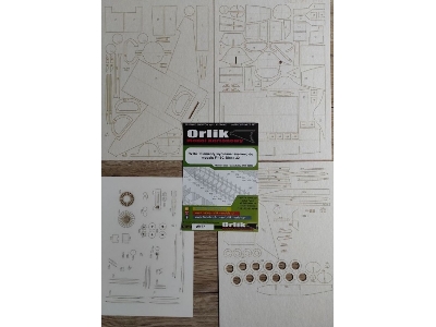 Elementy Wycinane Laserowo Do Modelu F-16c Block 32 - zdjęcie 1