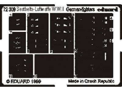  Seatbelts Luftwaffe Fighters 1/72 - blaszki - zdjęcie 1