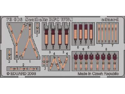  Seatbelts RFC WWI 1/72 - blaszki - zdjęcie 1