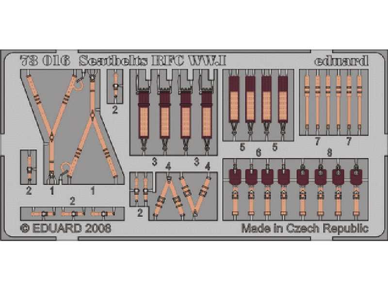  Seatbelts RFC WWI 1/72 - blaszki - zdjęcie 1