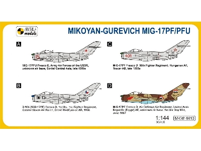 Mikoyan-gurevich Mig-17pf/Pfu 'soviet All-weather Fighter' - zdjęcie 2