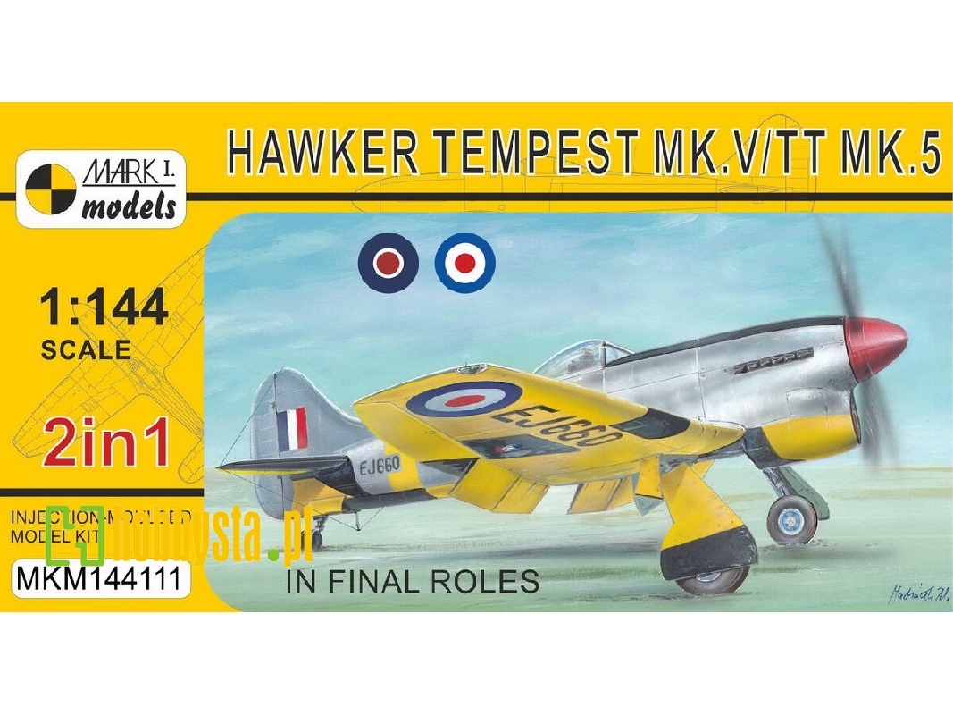 Hawker Tempest Mk.V/Tt.5 - In Final Roles (2in1 Kit) - zdjęcie 1 Hawker Tempest Mk.V/Tt.5 - In Final Roles (2in1 Kit) - zdjęcie 1