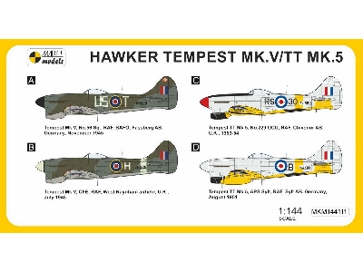 Hawker Tempest Mk.V/Tt.5 - In Final Roles (2in1 Kit) - zdjęcie 2