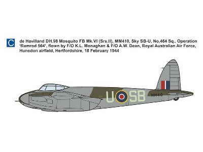Dh Mosquito Fb.Vi 'amiens Prison Raid' - zdjęcie 4