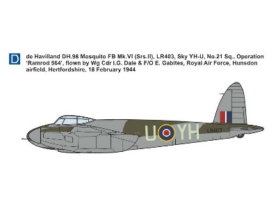 Dh Mosquito Fb.Vi 'amiens Prison Raid' - zdjęcie 5