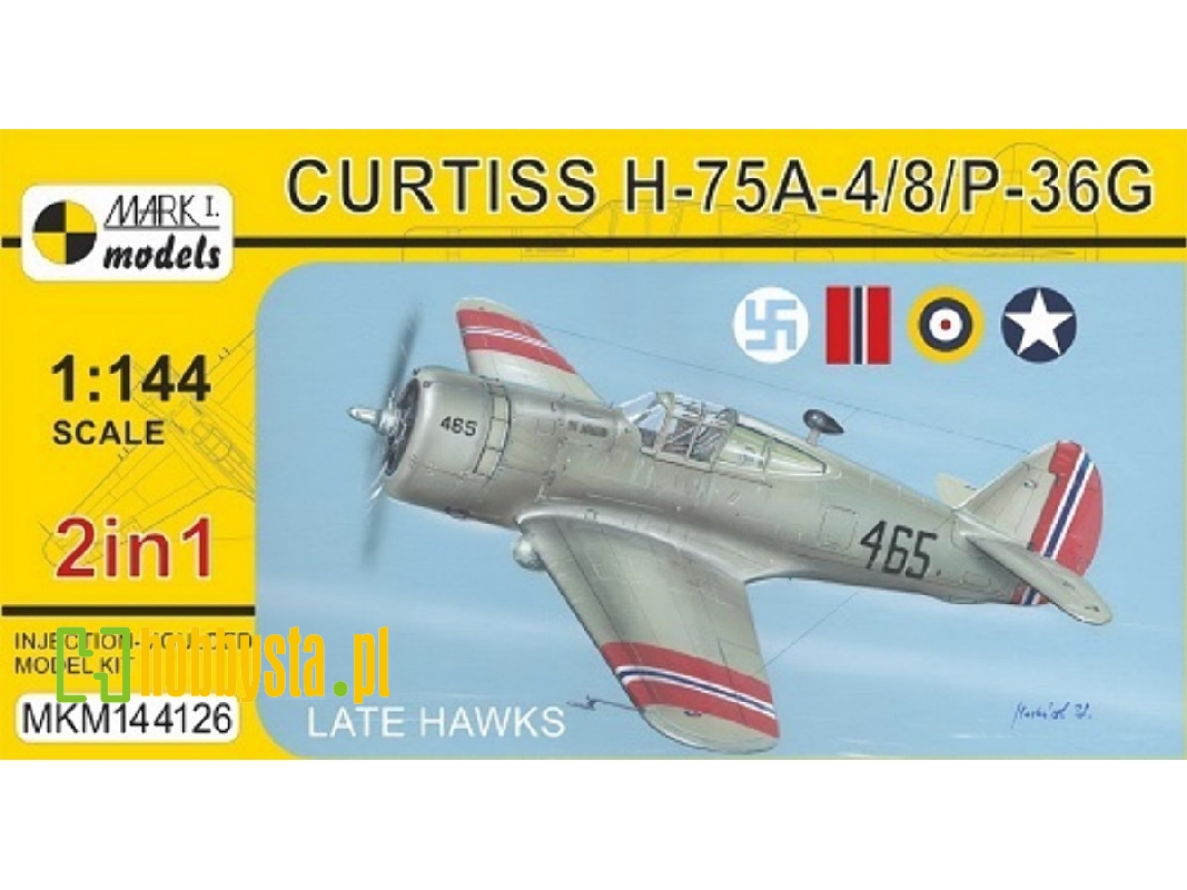 Curtiss H-75a-4/8/P-36g 'late Hawks' (2in1) - zdjęcie 1