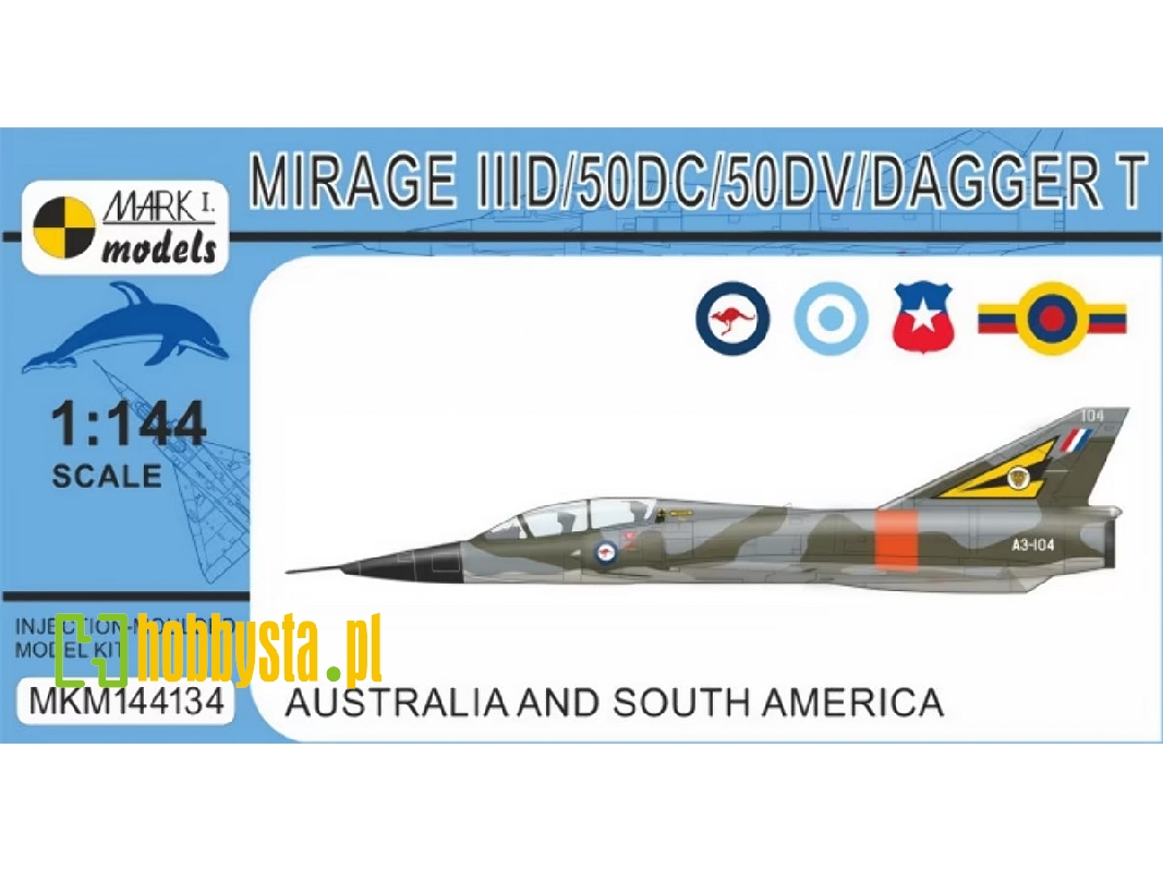 Mirage Iiid/50dc/50dv/Dagger T - zdjęcie 1 Mirage Iiid/50dc/50dv/Dagger T - zdjęcie 1