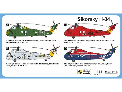 Sikorsky H-34 'us & Canadian Service' - zdjęcie 2