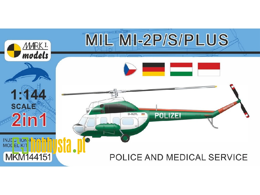 Mil Mi-2p/S/Plus 'police And Medical Service' - zdjęcie 1 Mil Mi-2p/S/Plus 'police And Medical Service' - zdjęcie 1