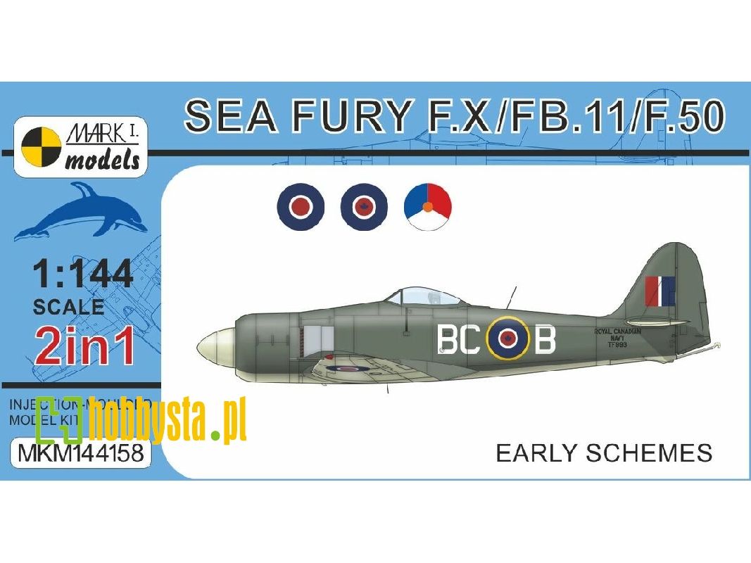 Hawker Sea Fury F.X/Fb.11 'early Schemes' - zdjęcie 1