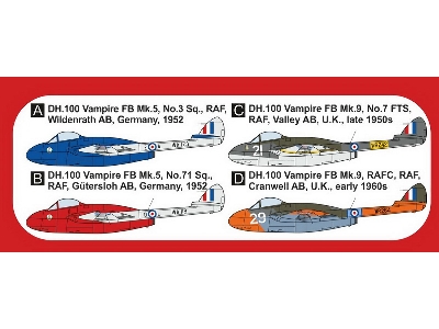 Dh Vampire Fb.5/9 'special Schemes' - zdjęcie 2