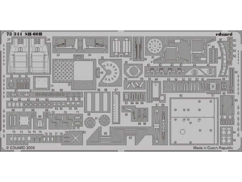 SH-60B S. A. 1/72 - Hobby Boss - blaszki - zdjęcie 1 SH-60B S. A. 1/72 - Hobby Boss - blaszki - zdjęcie 1