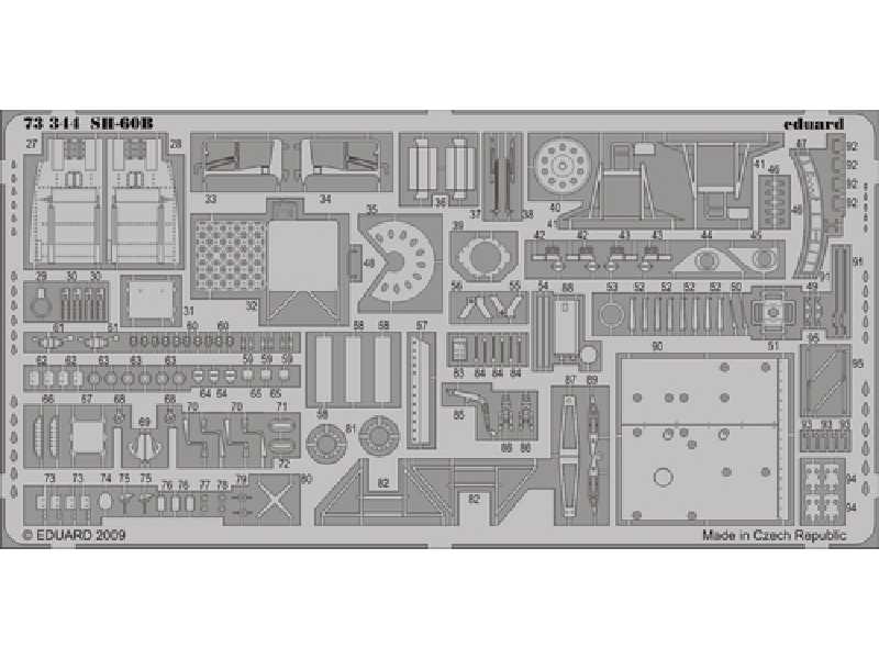  SH-60B S. A. 1/72 - Hobby Boss - blaszki - zdjęcie 1