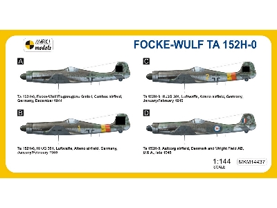 Focke-wulf Ta-152 H-0 'reich Defender' (2in1 Kit) - zdjęcie 2