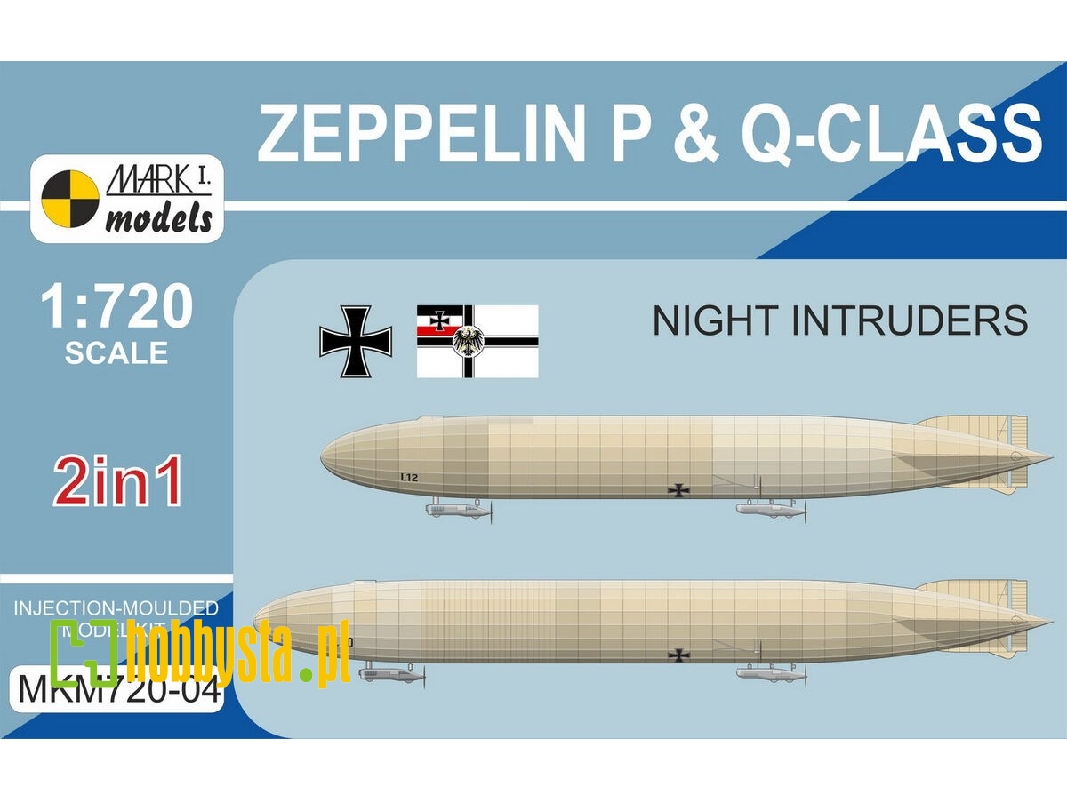 Zeppelin P & Q-class - Night Intruders (2in1 Kit) - zdjęcie 1 Zeppelin P & Q-class - Night Intruders (2in1 Kit) - zdjęcie 1