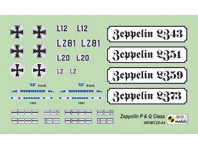 Zeppelin P & Q-class - Night Intruders (2in1 Kit) - zdjęcie 3