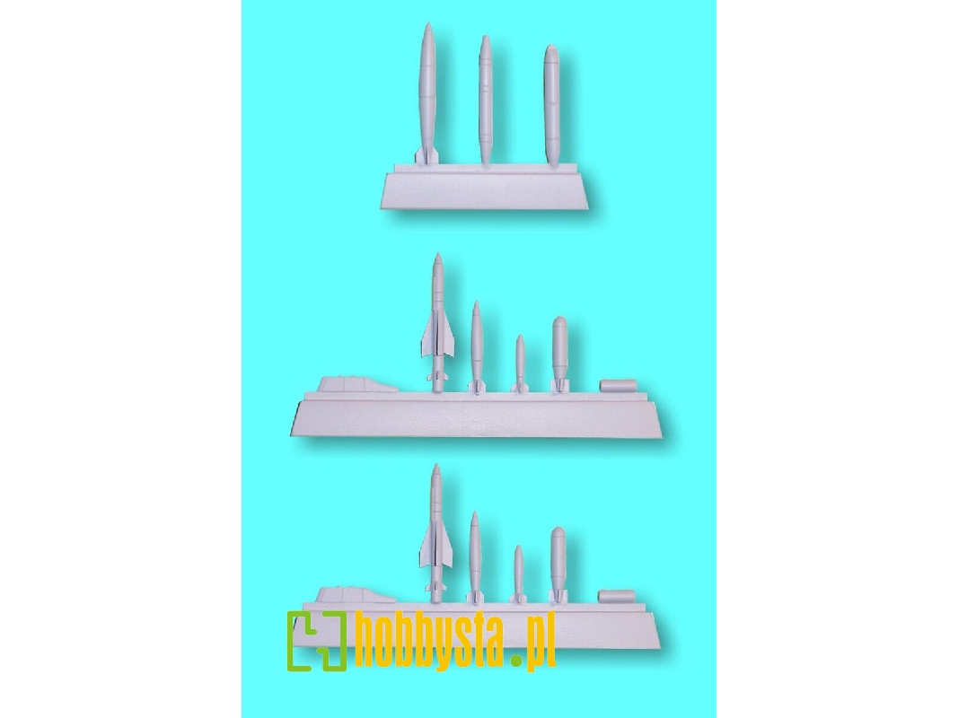 Lockheed F-104 Starfighter - Weapon Set - Resin Parts (For Mark I Models Kits) - zdjęcie 1 Lockheed F-104 Starfighter - Weapon Set - Resin Parts (For Mark I Models Kits) - zdjęcie 1