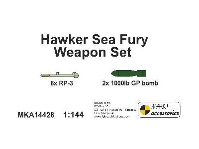 Hawker Sea Fury Weapon Set - zdjęcie 1