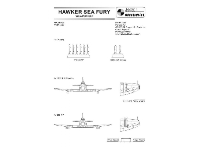 Hawker Sea Fury Weapon Set - zdjęcie 4
