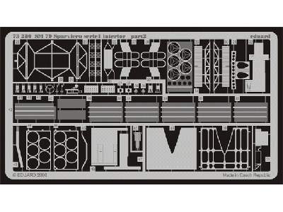  SM 79 Sparviero serie1 interior 1/72 - Italeri - blaszki - zdjęcie 3