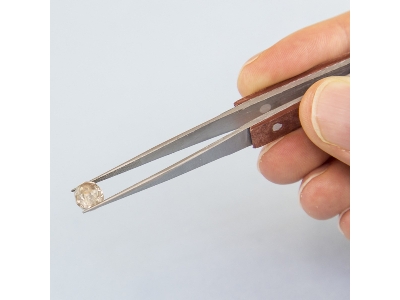 Stainless Steel Tweezers Fibre Grip / Serrated Tips - zdjęcie 2