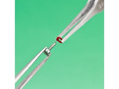 Flat Rounded Stainless Steel Tweezers (120 Mm) - zdjęcie 3