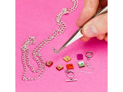 Strong Fine Stainless Steel Tweezers (115 Mm) - zdjęcie 3
