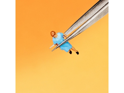 Set Of 5 Stainless Steel Tweezers - zdjęcie 4
