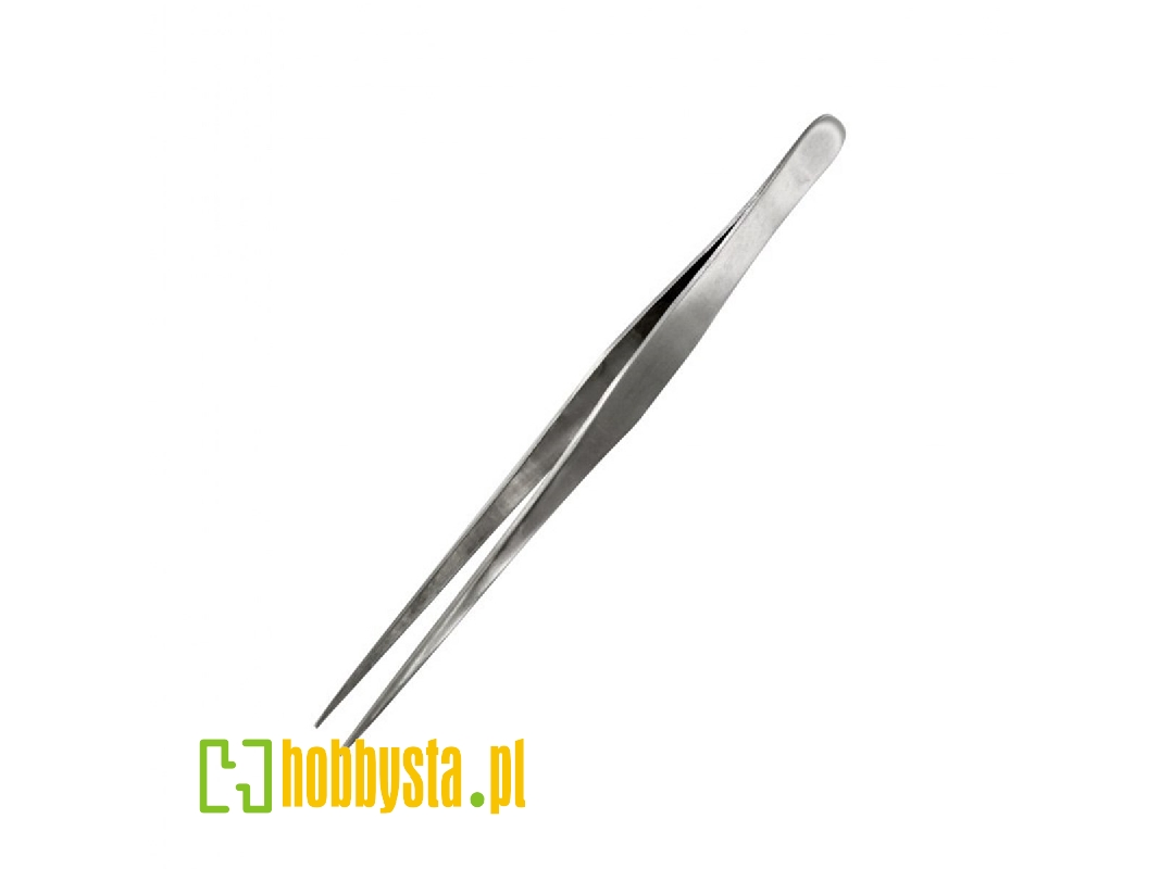 Straight Tip Stainless Steel Tweezers (175 Mm) - zdjęcie 1 Straight Tip Stainless Steel Tweezers (175 Mm) - zdjęcie 1
