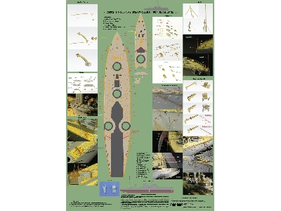 Hms Dreadnought Detail Up Set (For Zvezda) - zdjęcie 7