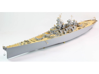 Battleship Uss Bb-63 Missouri 1945 Detail Up Set (No Wooden Deck) (For Trumpeter) - zdjęcie 1