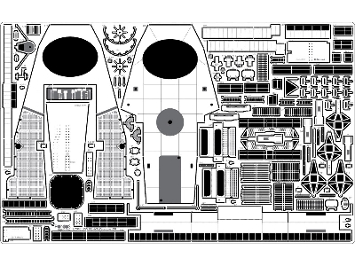 Battleship Uss Bb-63 Missouri 1945 Detail Up Set (No Wooden Deck) (For Trumpeter) - zdjęcie 7